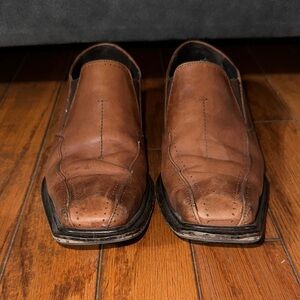 Elegant Tan Leather Loafers for Men